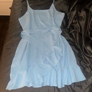 Relipop Blue Ruffle Dress